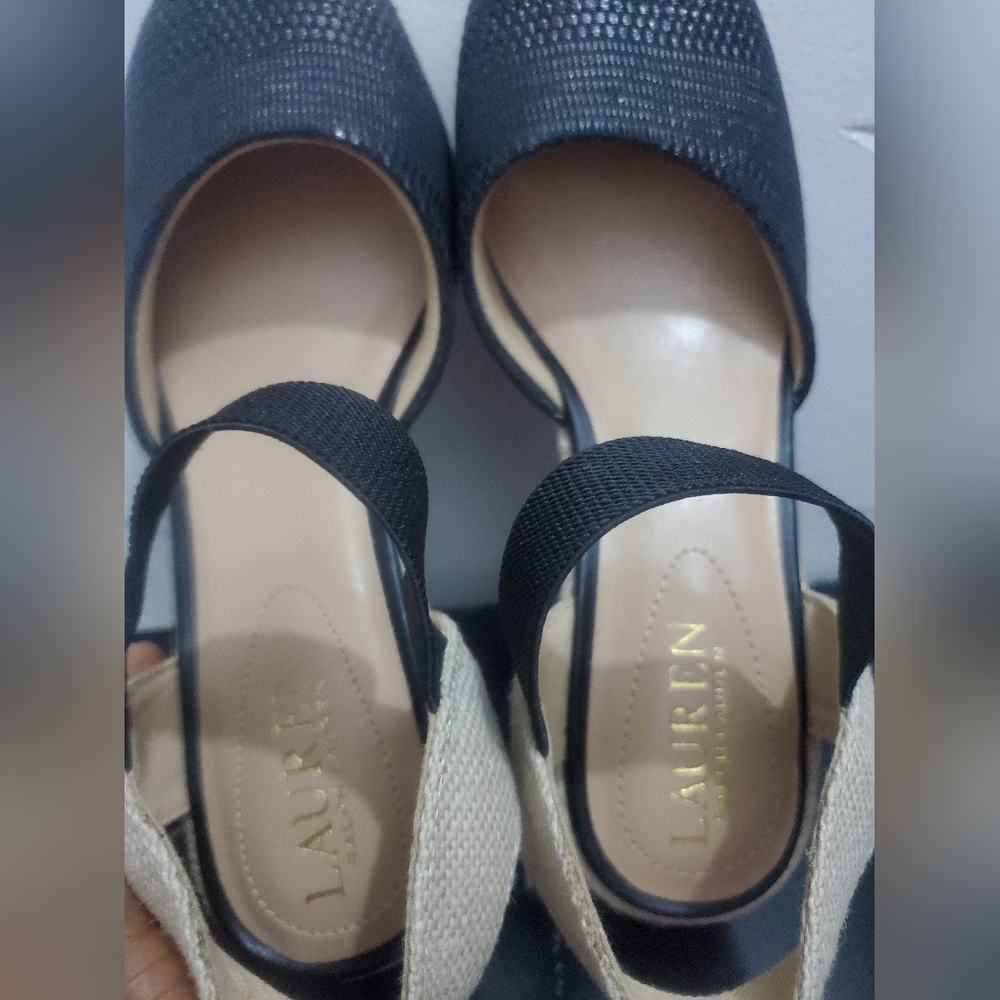 LAUREN Ralph Lauren Pearle Straw Espadrille - Picture 7 of 8